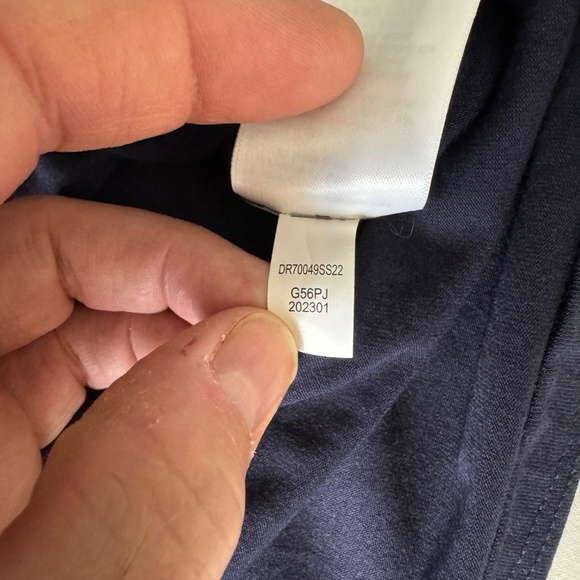 Daily Ritual Women's NEW Tank Top‎ Midi Dress Navy Blue Size Small Stretchy - Picture 10 of 11